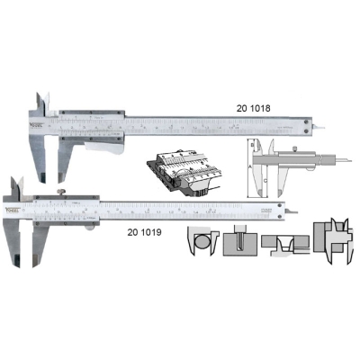 Штангенциркули Vogel с привертным нониусом